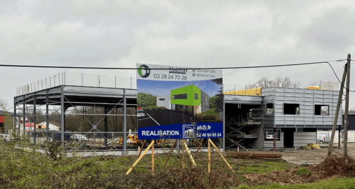 Ouest Habitat Couverture - Nos locaux en travaux à Geneston
