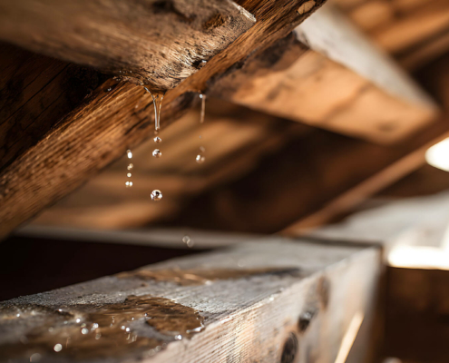 Infiltration et fuite de toit - Ouest Habitat Couverture